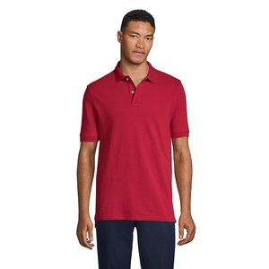 Lands' End Men's Short Sleeve Basic Mesh Polo, NWT